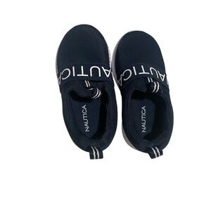 Nautica Kids Black Slip-On Shoes